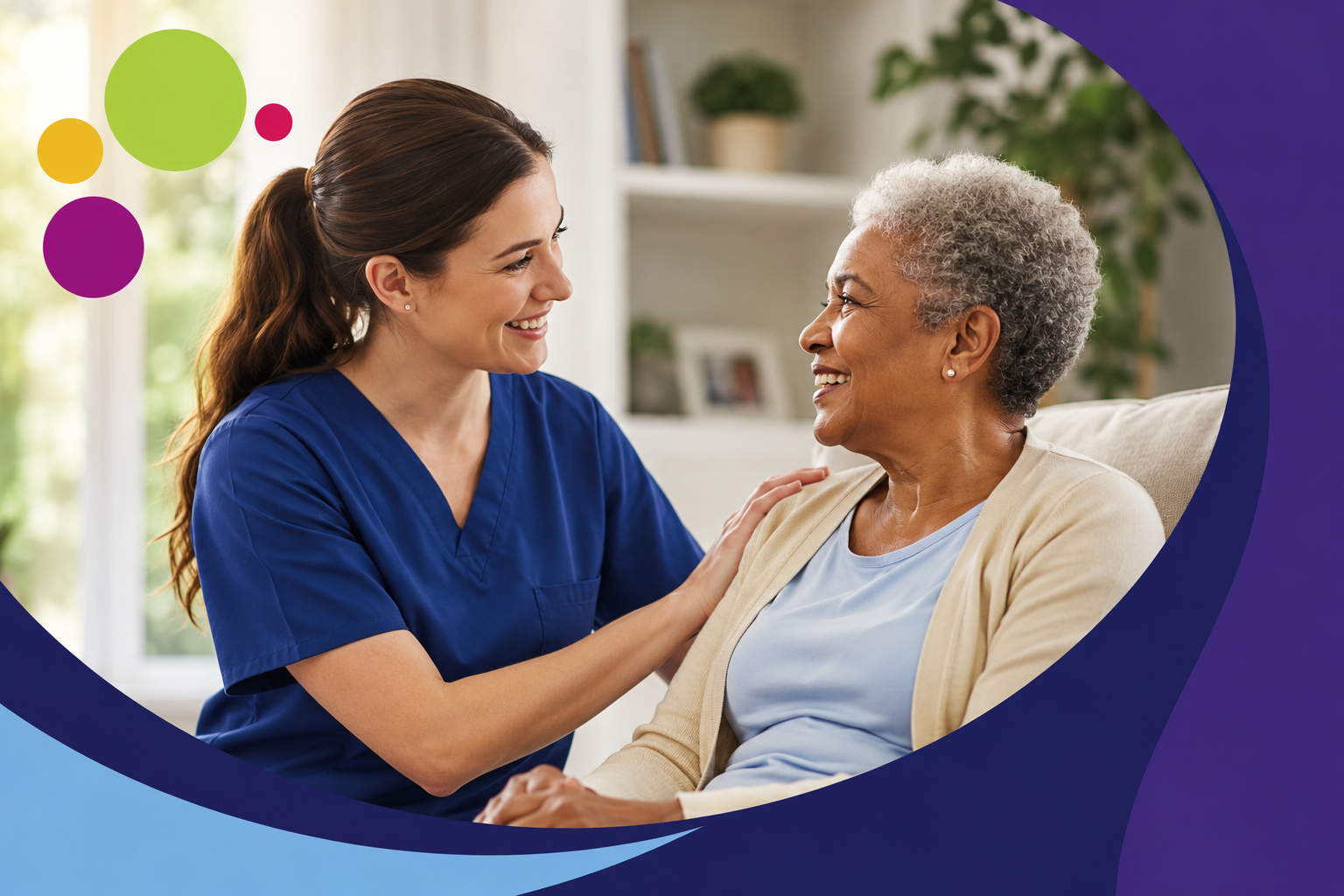 Nurse caregiver professional home care
